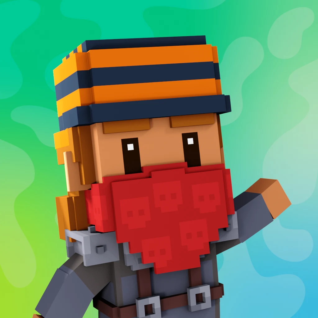 Pirate #4869 voxel render