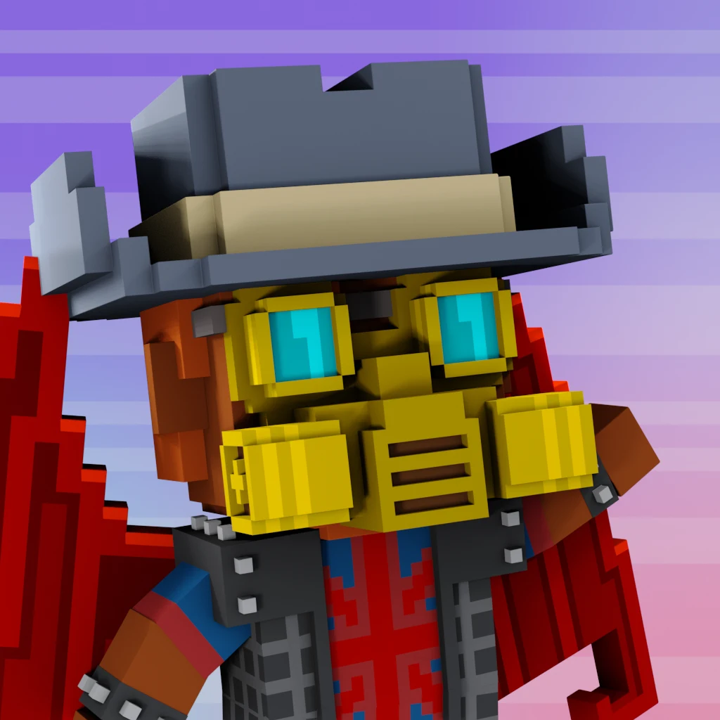 Pirate #4870 voxel render