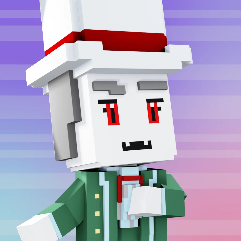 Pirate #4871 voxel render