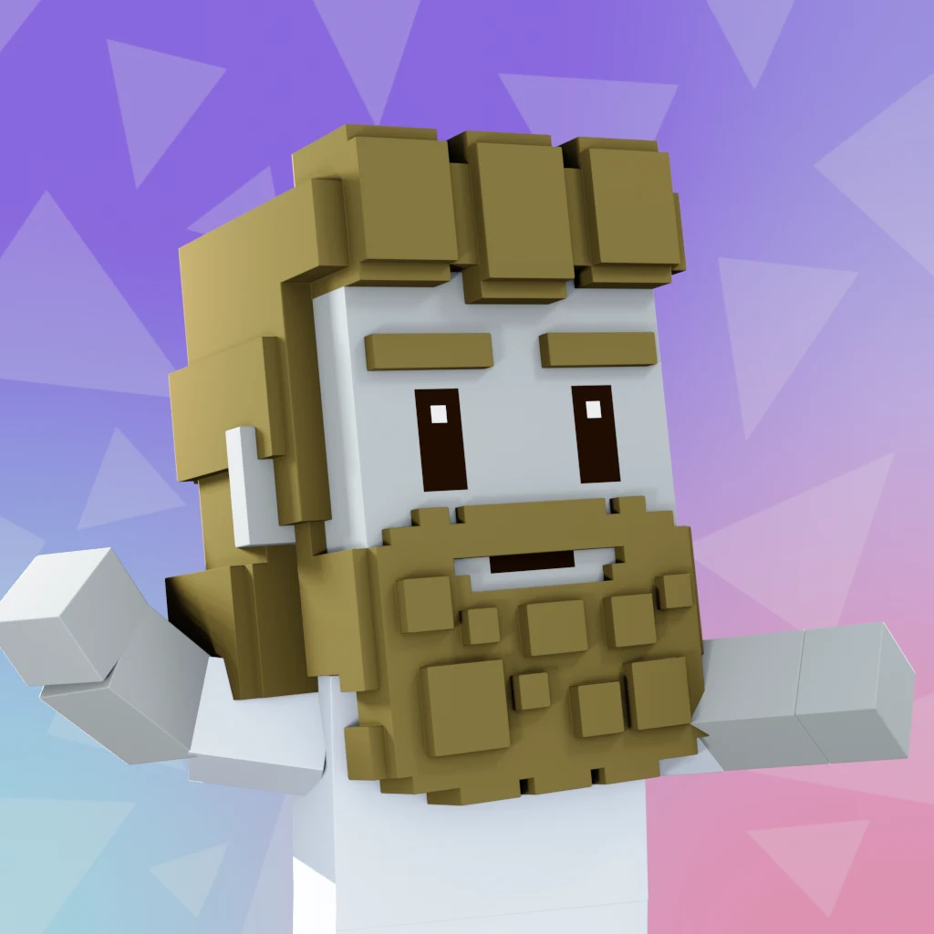 Pirate #4872 voxel render
