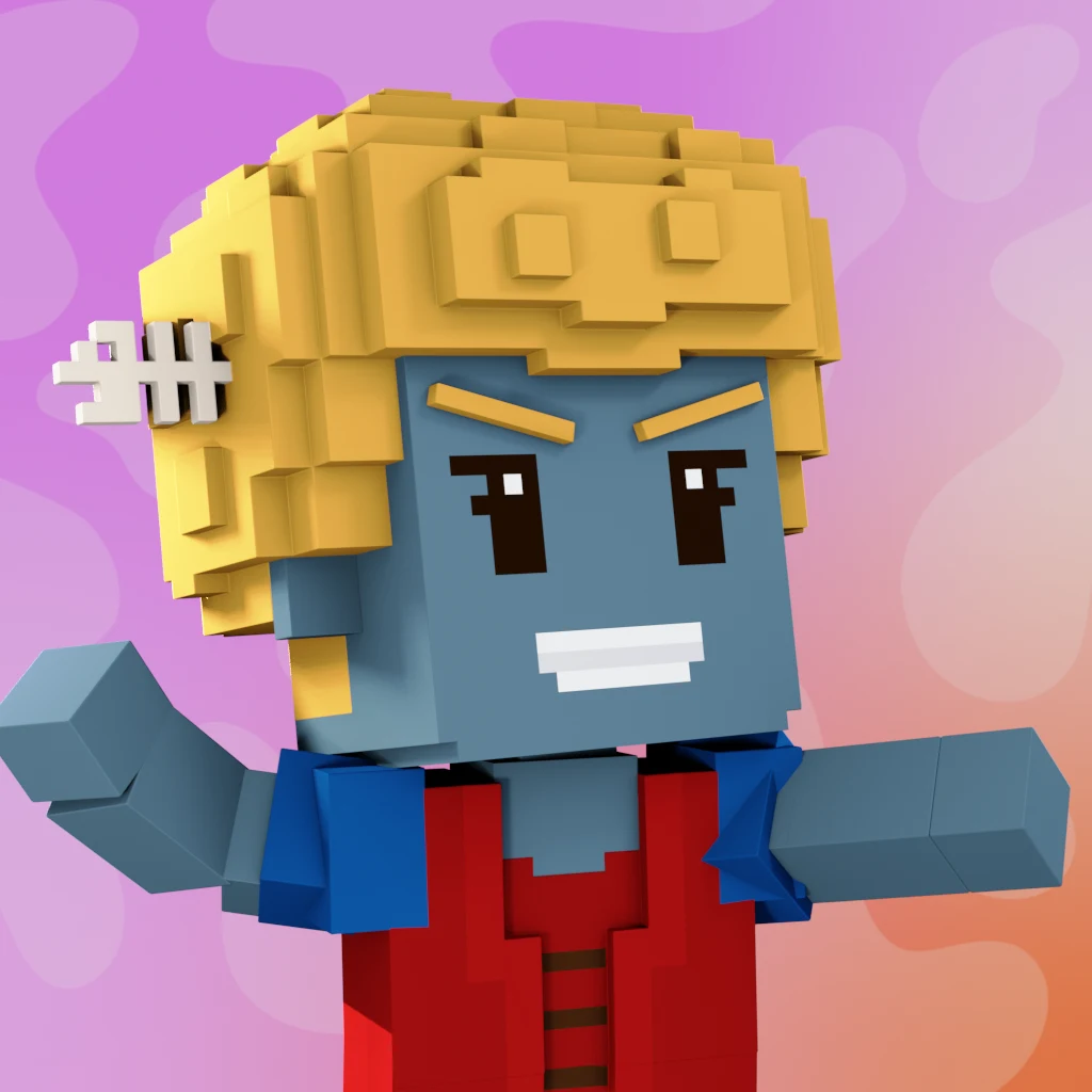 Pirate #4874 voxel render