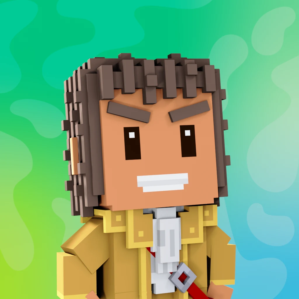 Pirate #4875 voxel render