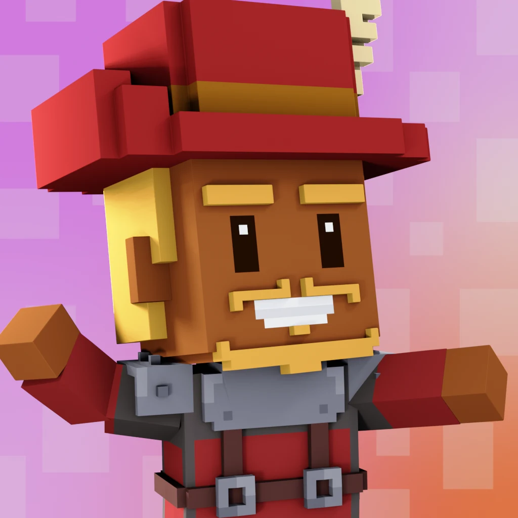 Pirate #4879 voxel render