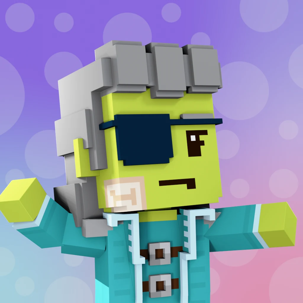 Pirate #4881 voxel render