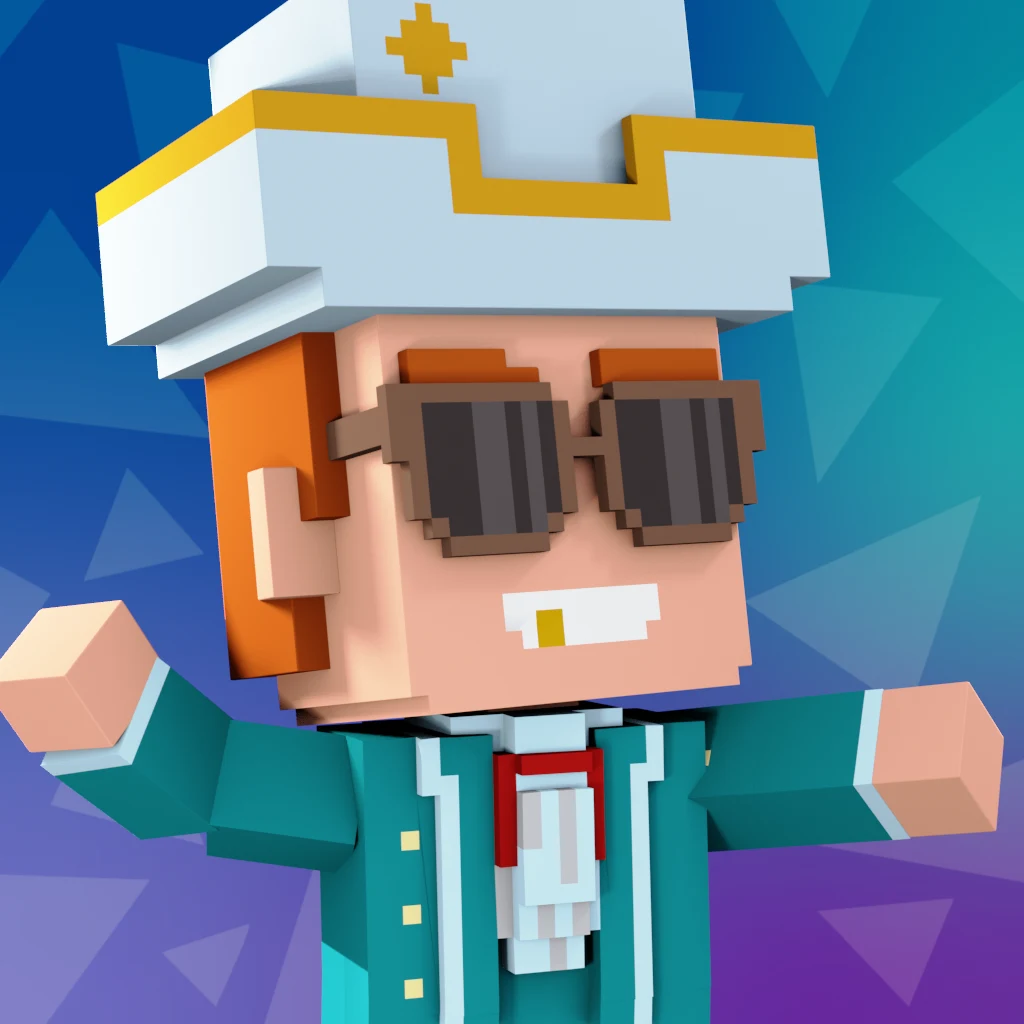 Pirate #4882 voxel render