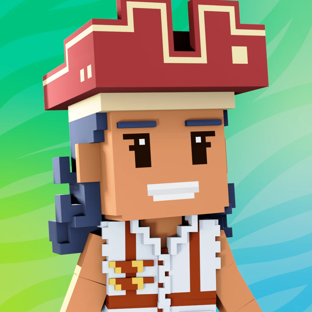 Pirate #4884 voxel render