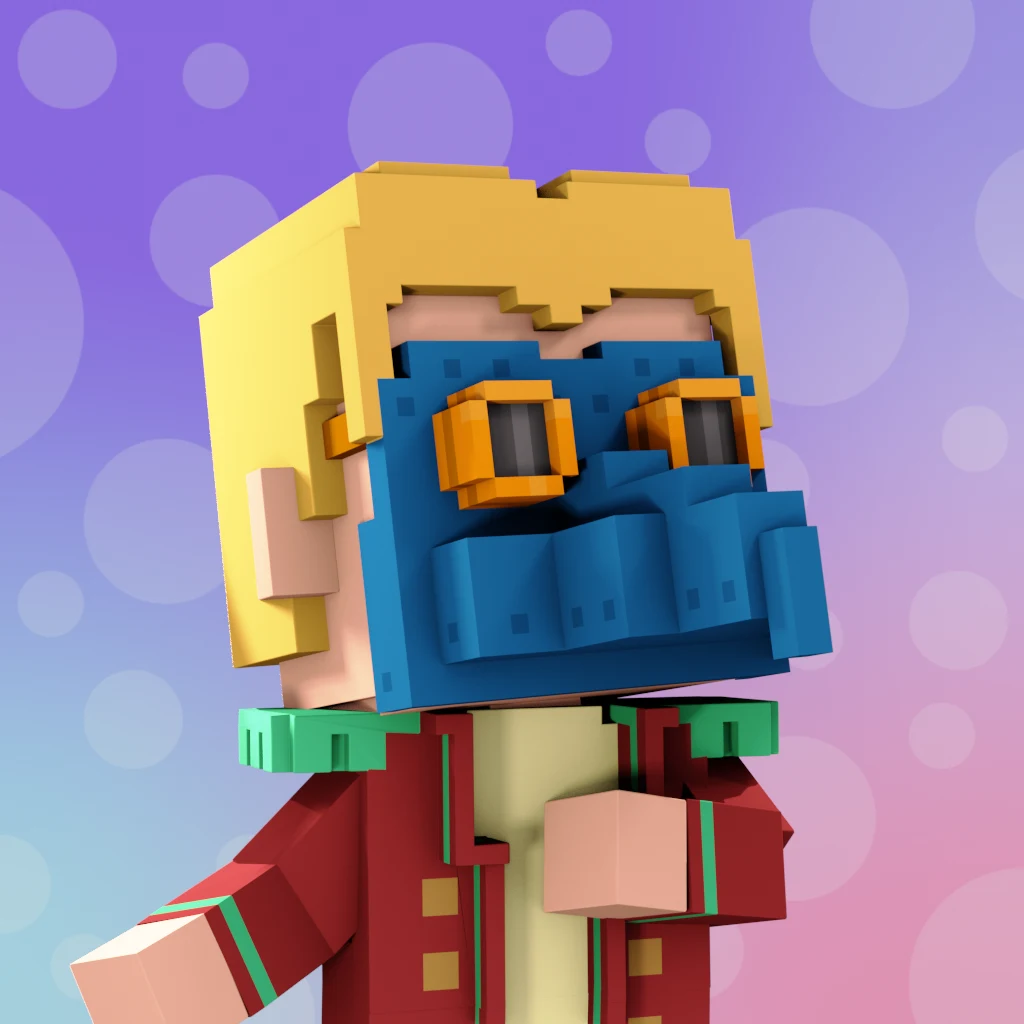 Pirate #4885 voxel render