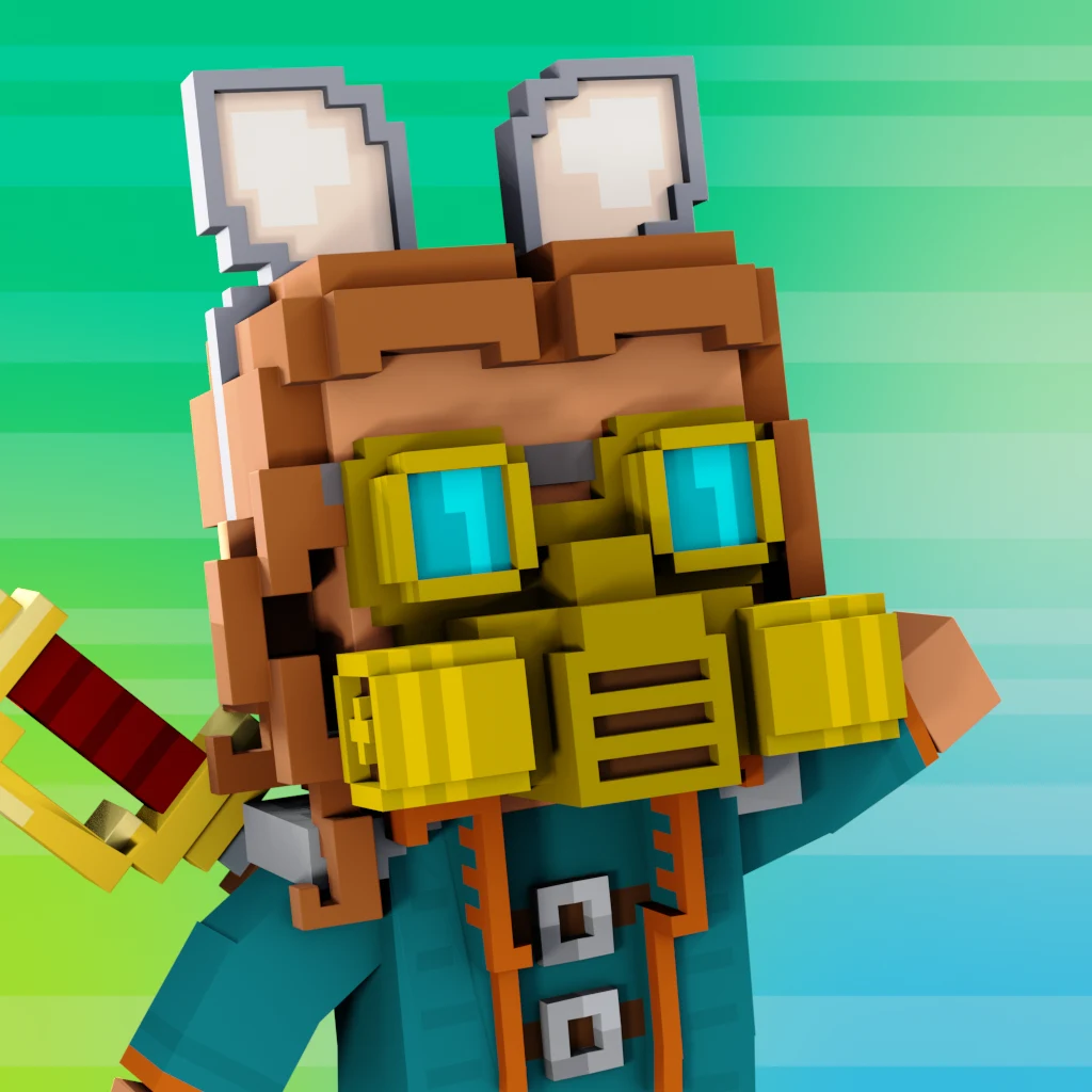 Pirate #489 voxel render