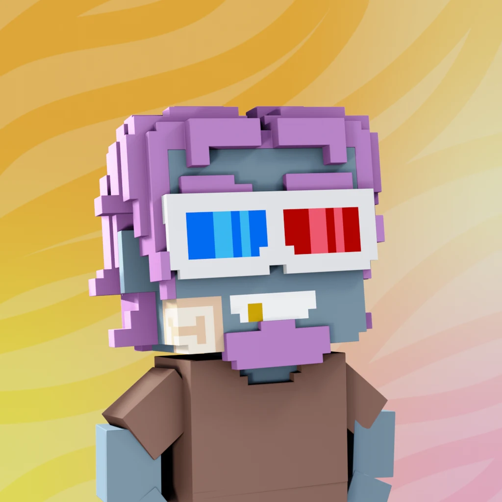 Pirate #4891 voxel render
