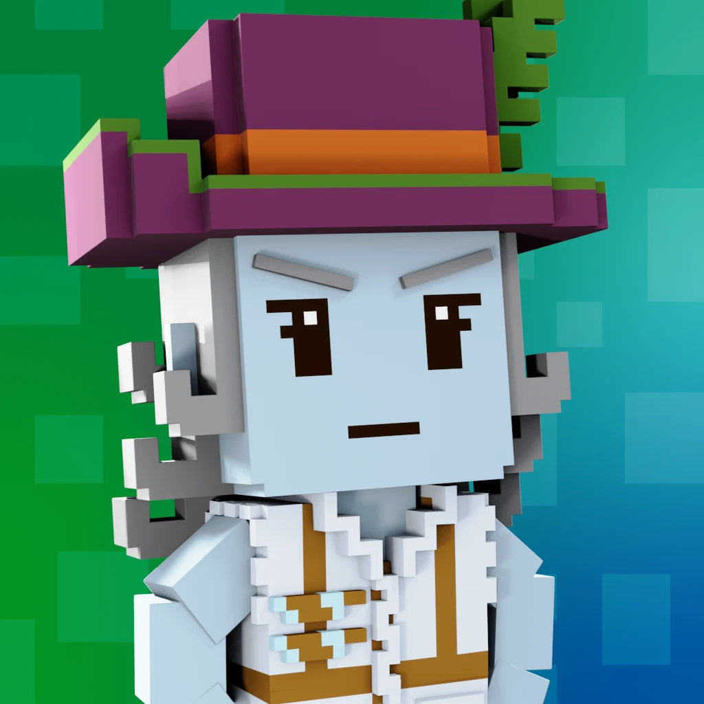 Pirate #4895 voxel render