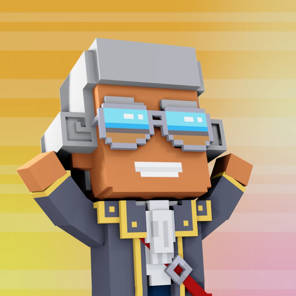 Pirate #4896 voxel render