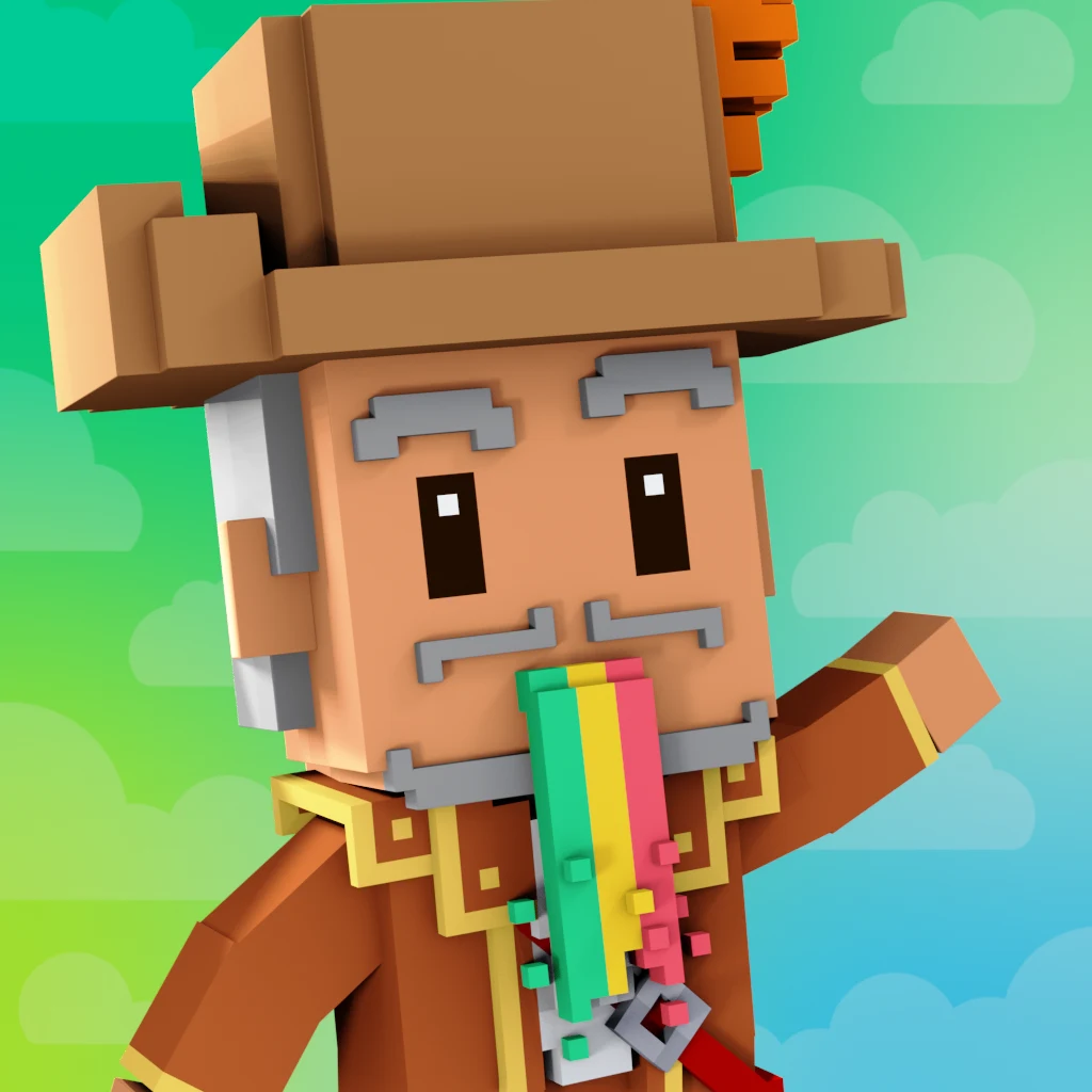 Pirate #4897 voxel render