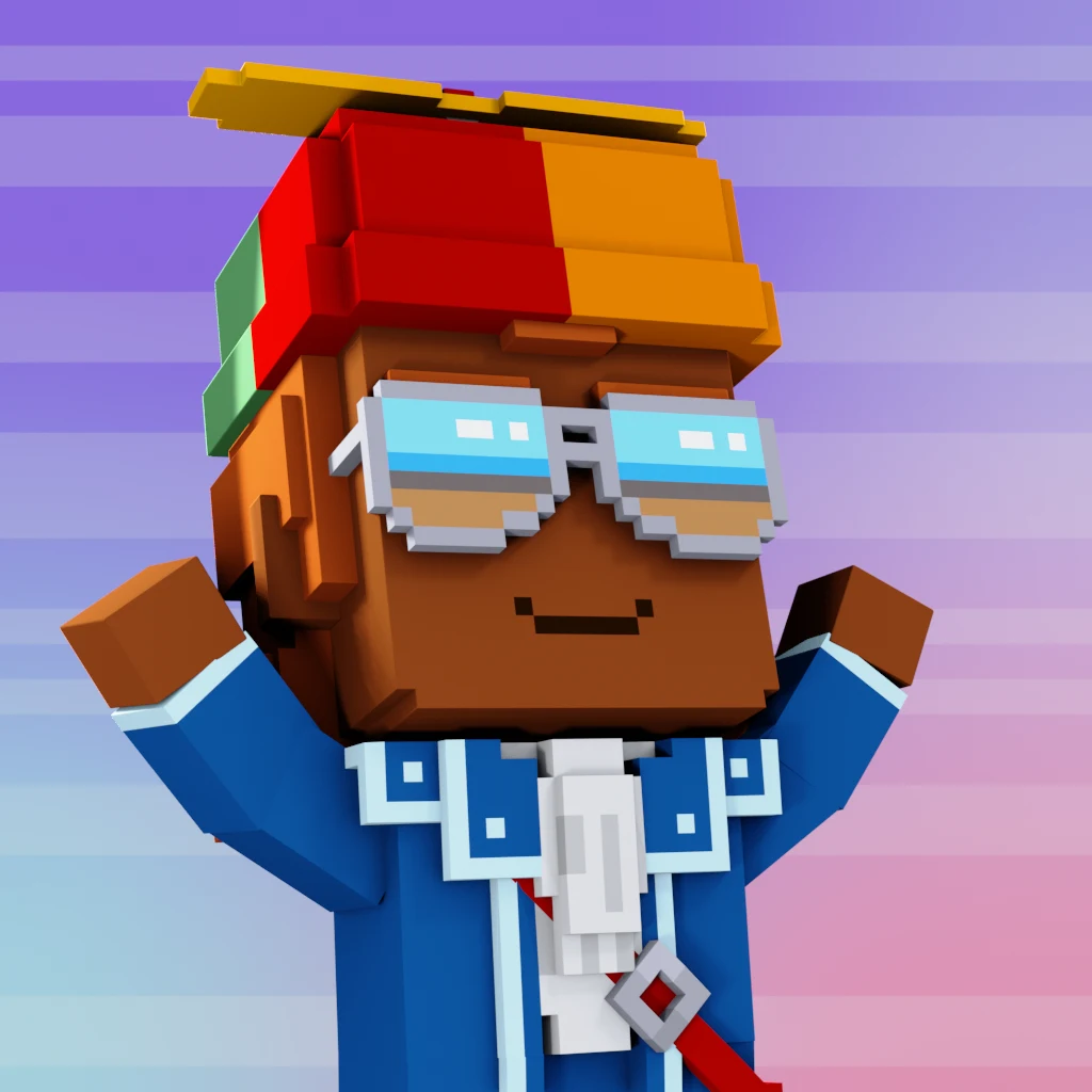 Pirate #49 voxel render