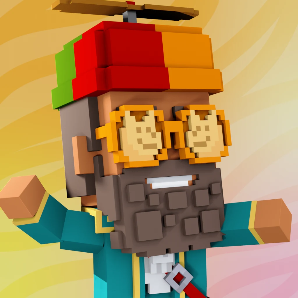 Pirate #4901 voxel render