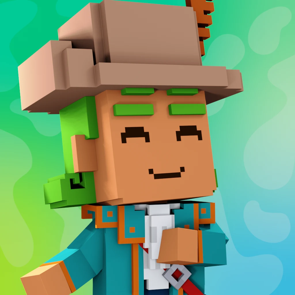 Pirate #4905 voxel render