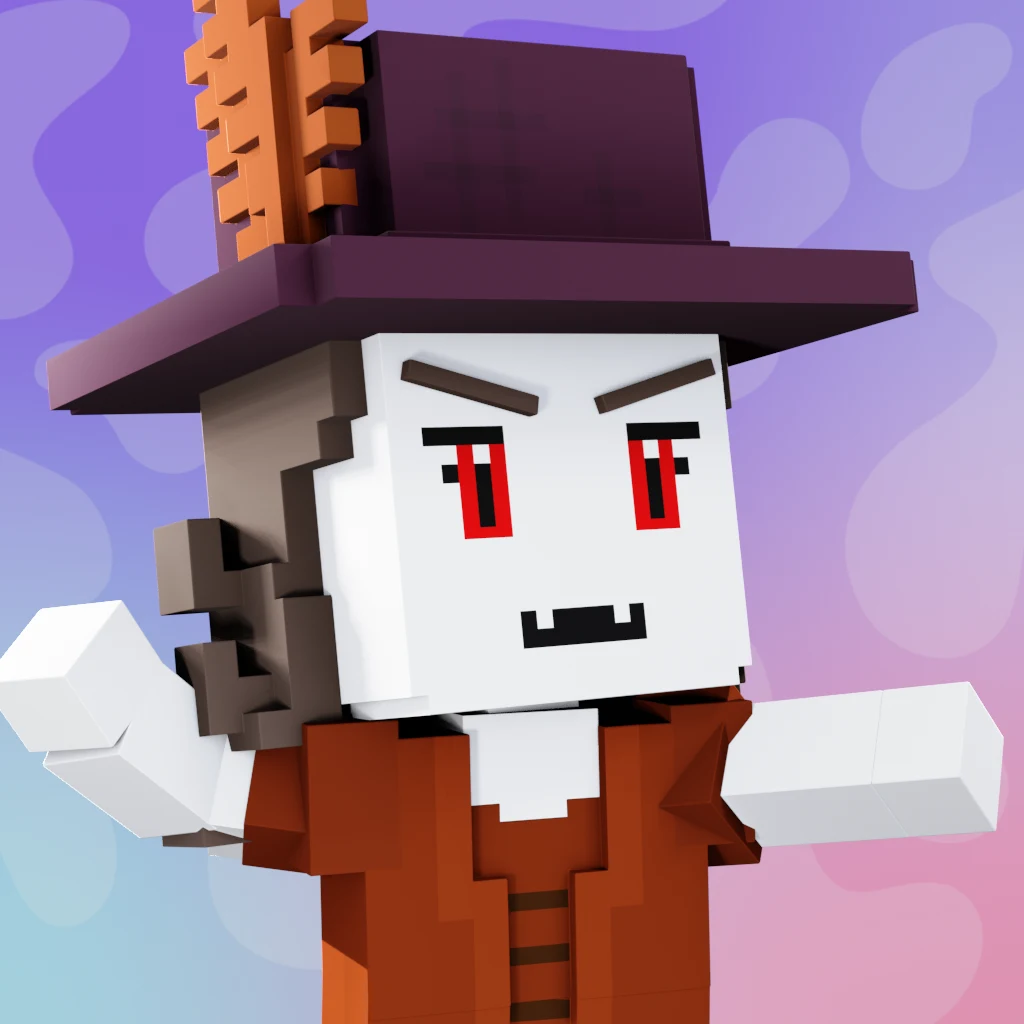 Pirate #4907 voxel render
