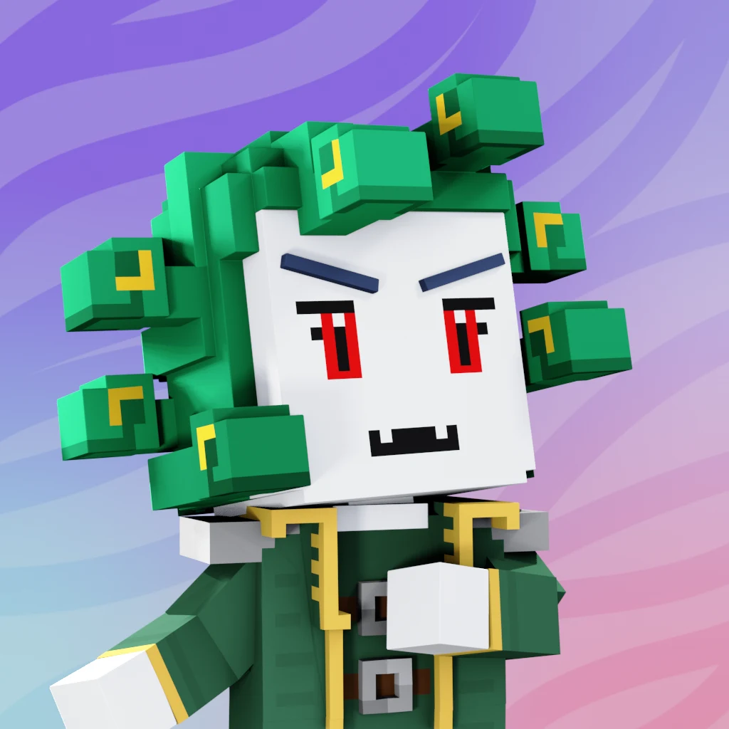 Pirate #491 voxel render