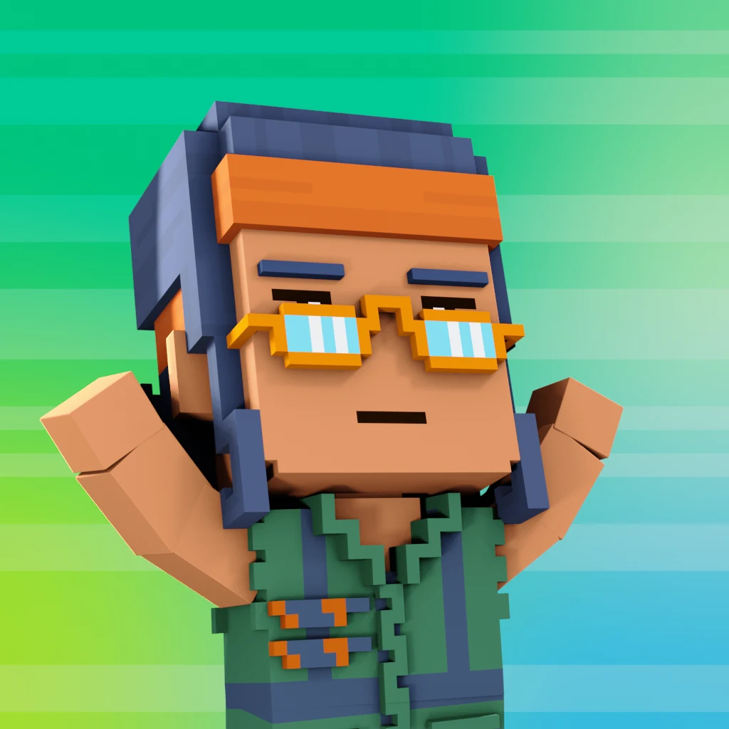 Pirate #4911 voxel render