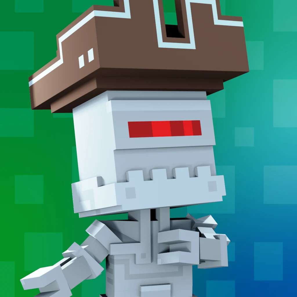 Pirate #4912 voxel render