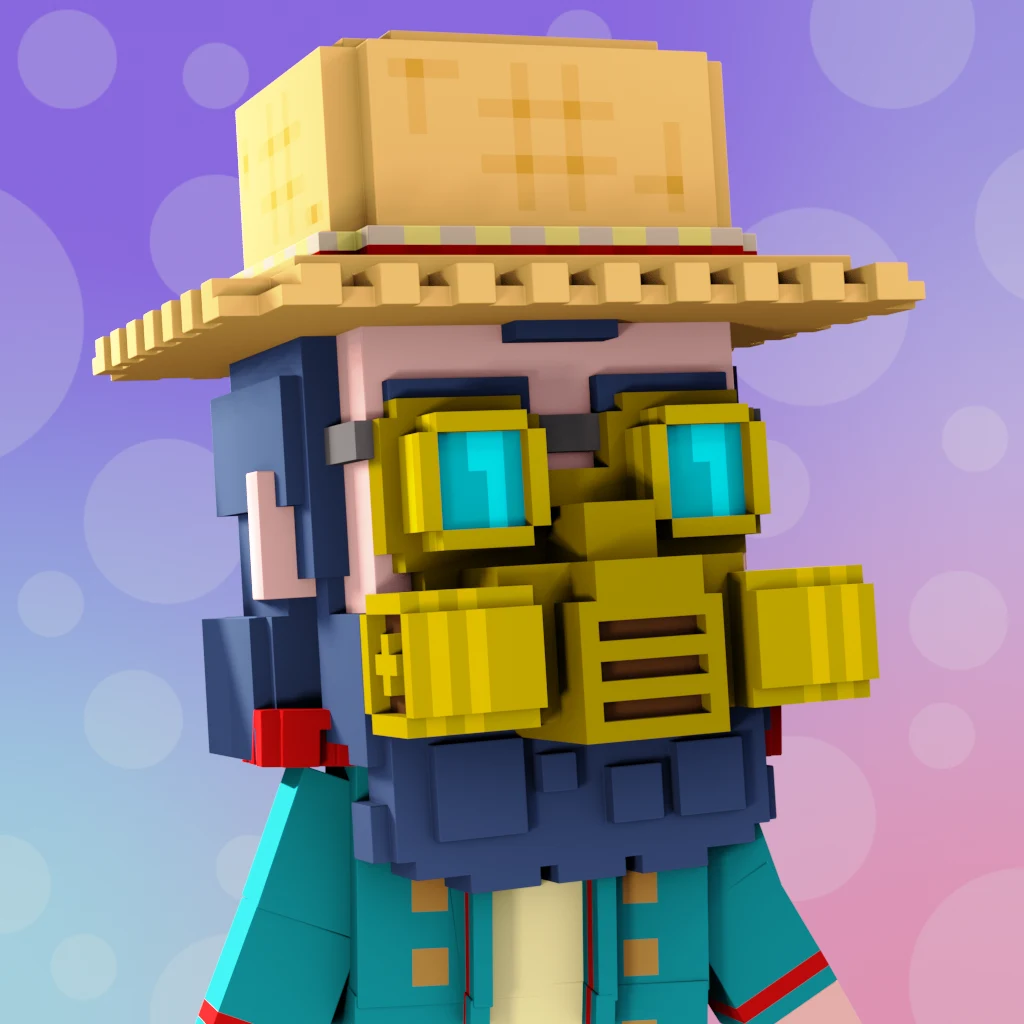 Pirate #4915 voxel render