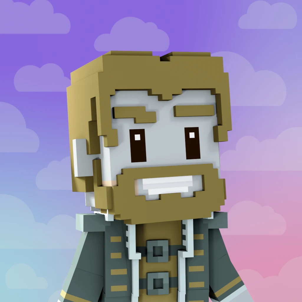 Pirate #4917 voxel render