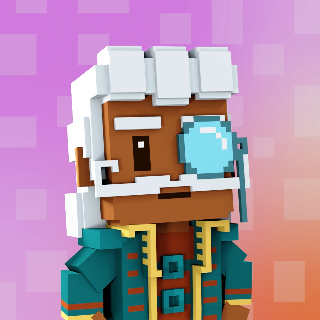 Pirate #4919 voxel render