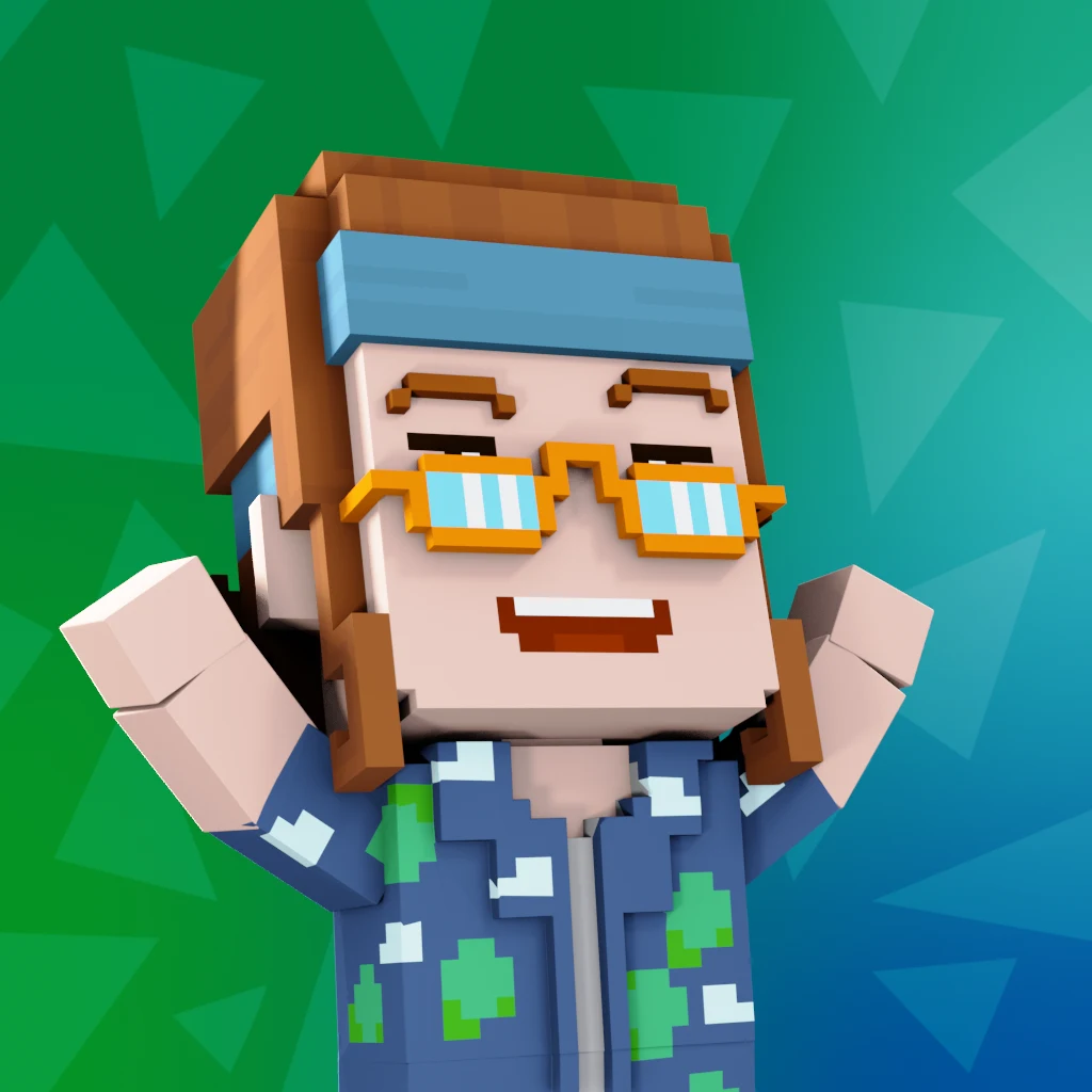 Pirate #4921 voxel render