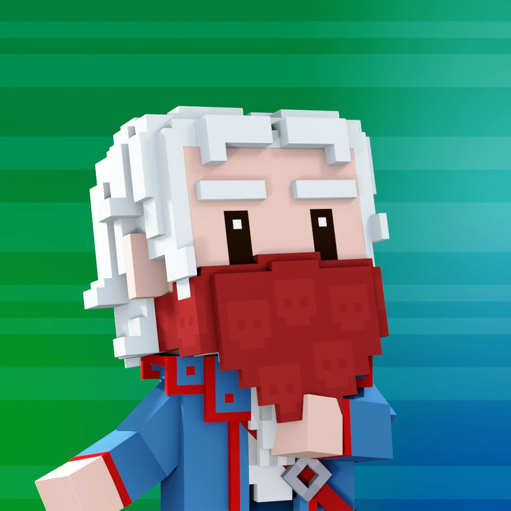 Pirate #4924 voxel render