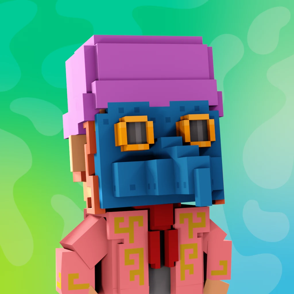 Pirate #4925 voxel render