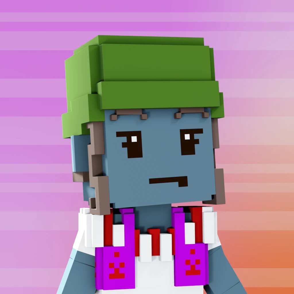 Pirate #4926 voxel render