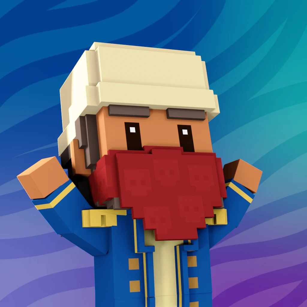 Pirate #4934 voxel render