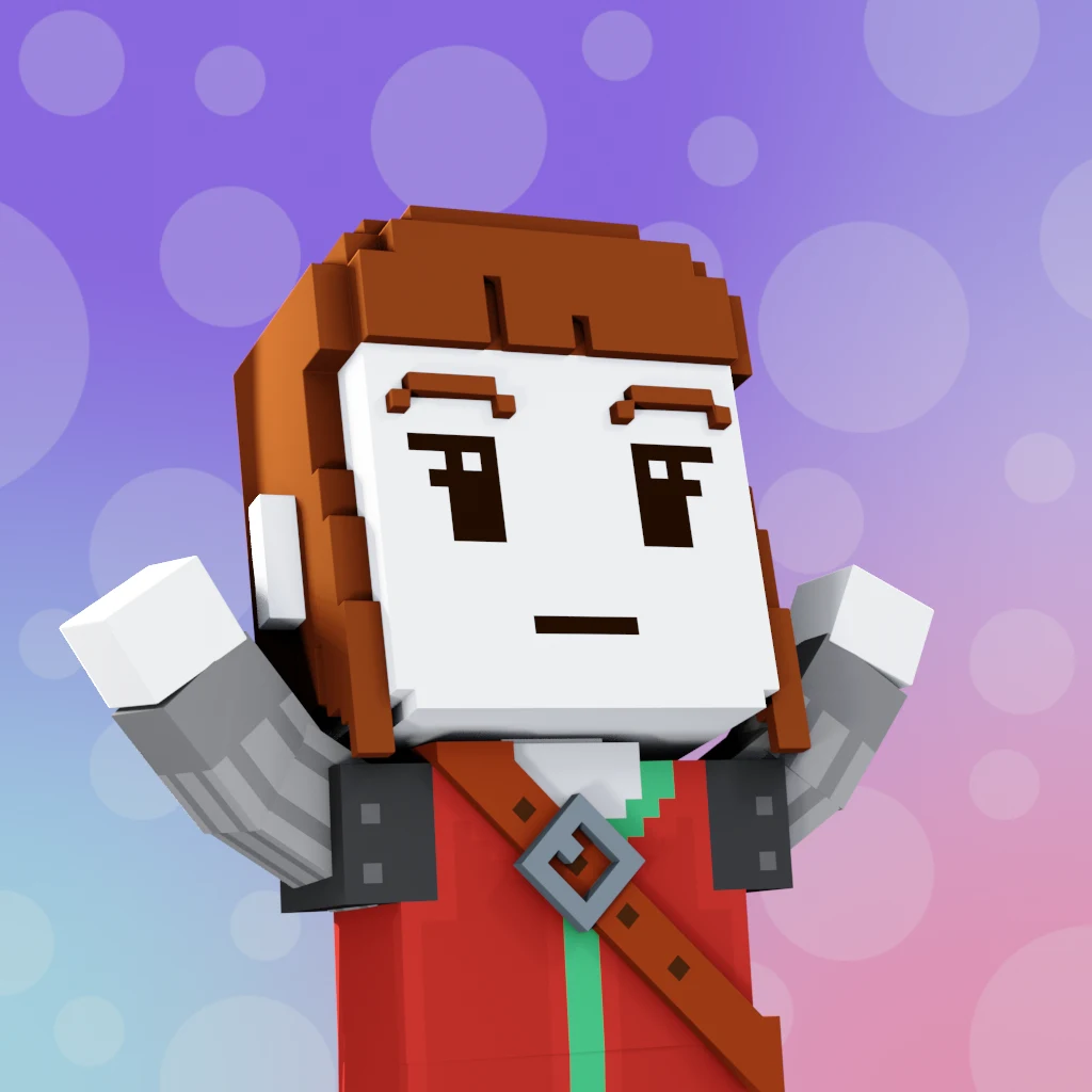 Pirate #4937 voxel render