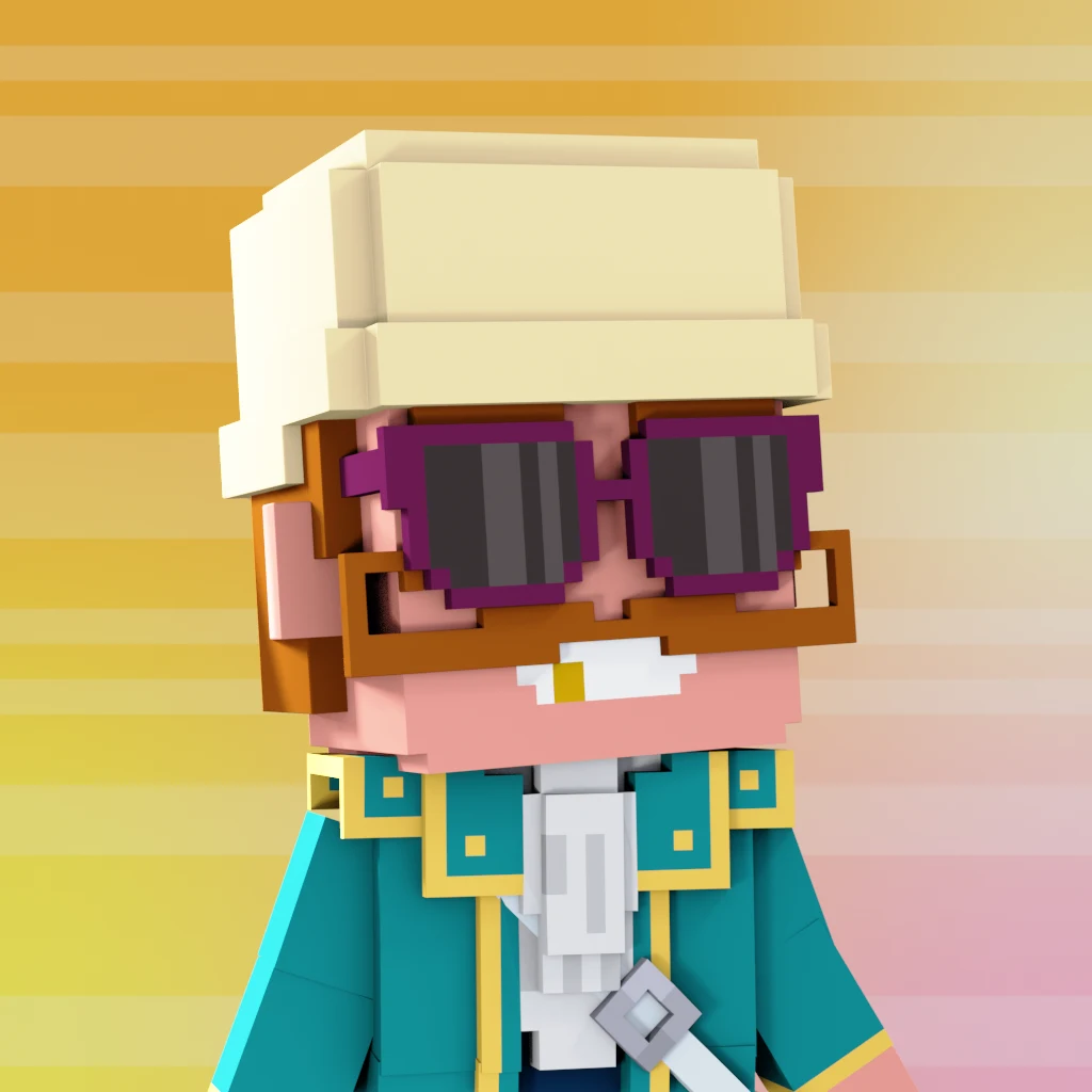 Pirate #4938 voxel render