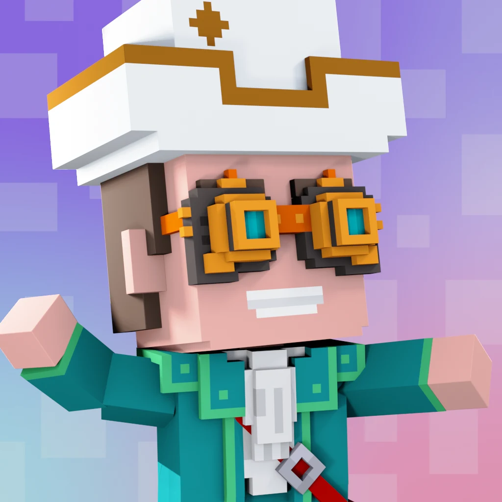 Pirate #4940 voxel render