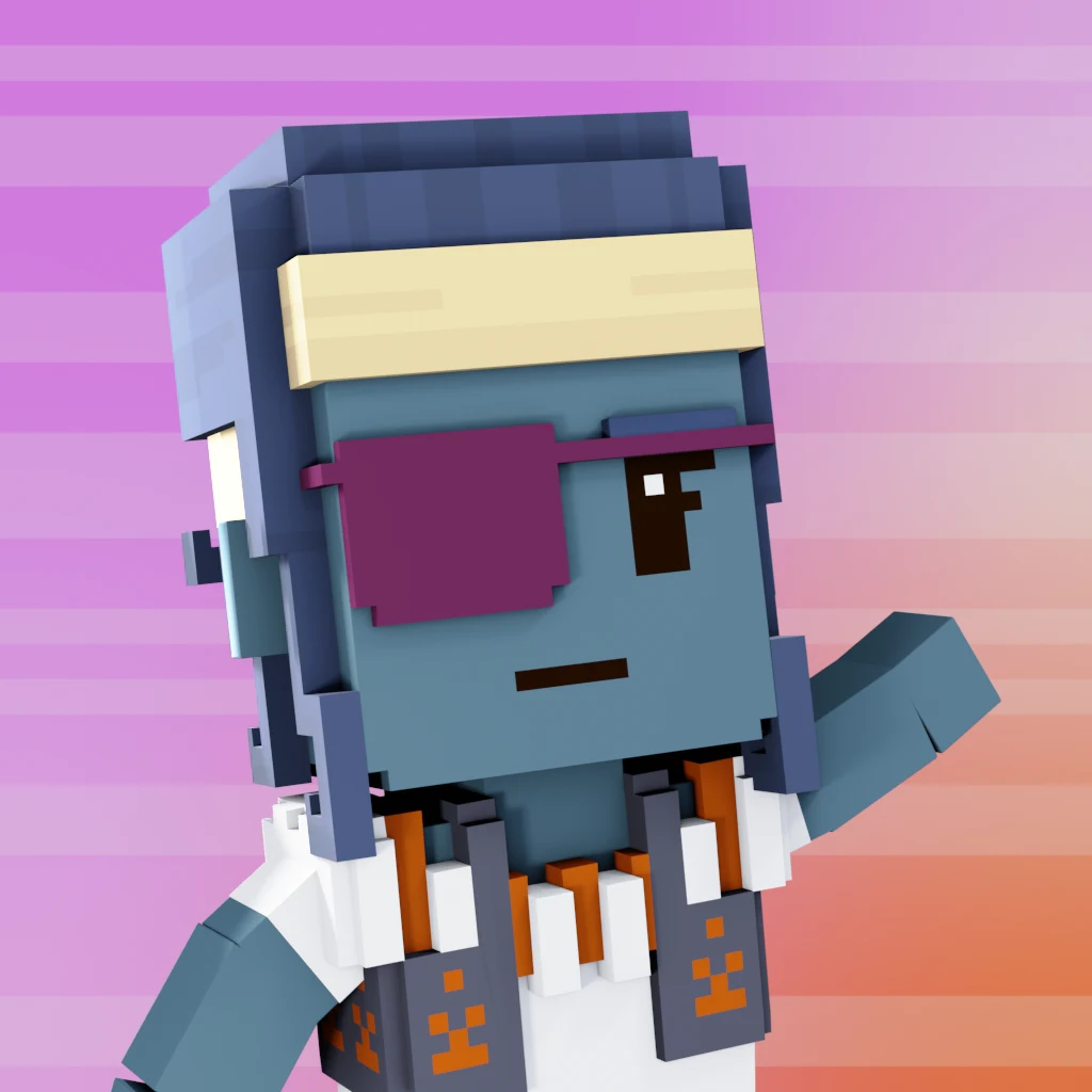 Pirate #4941 voxel render