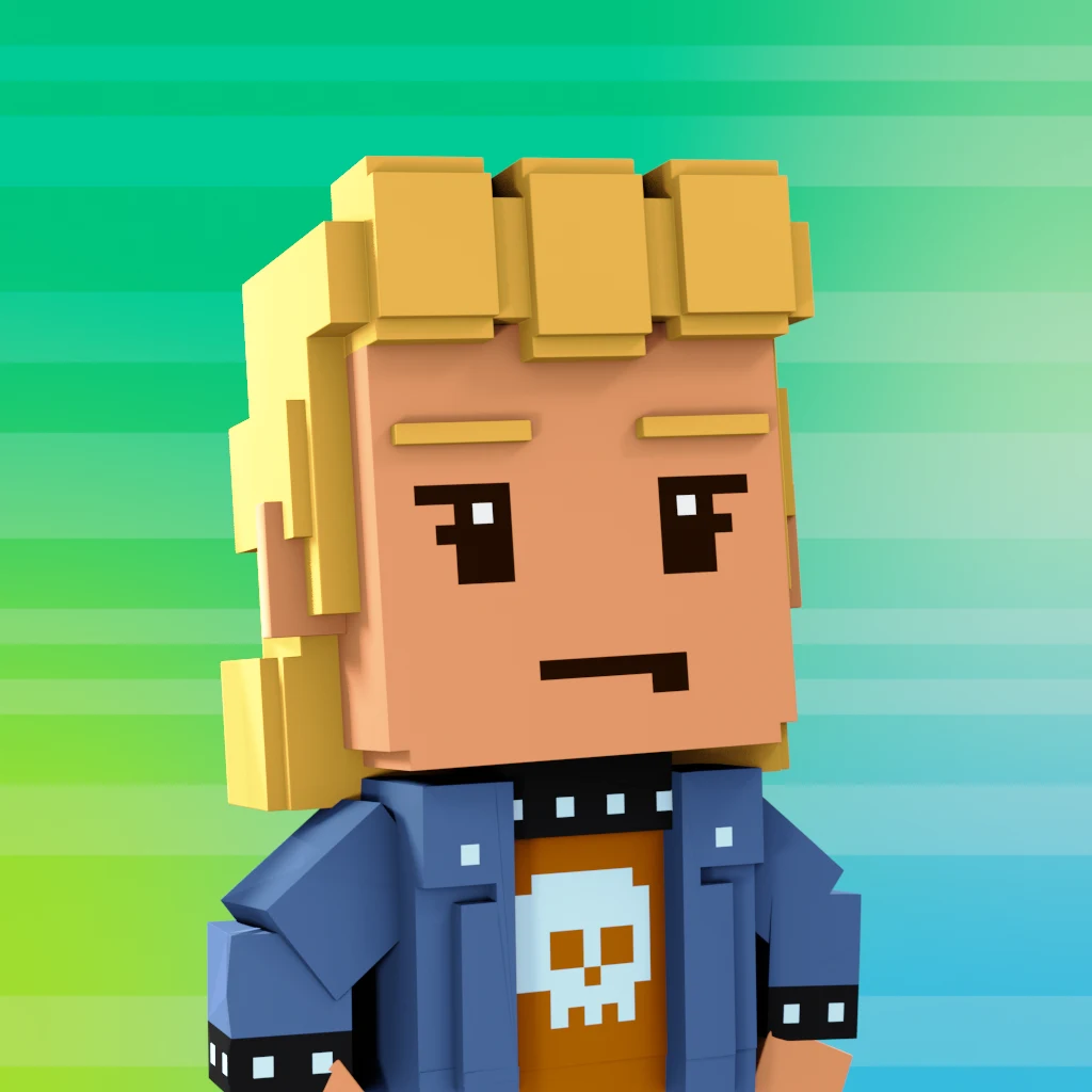 Pirate #4943 voxel render