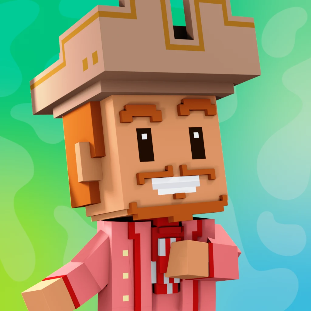 Pirate #4944 voxel render