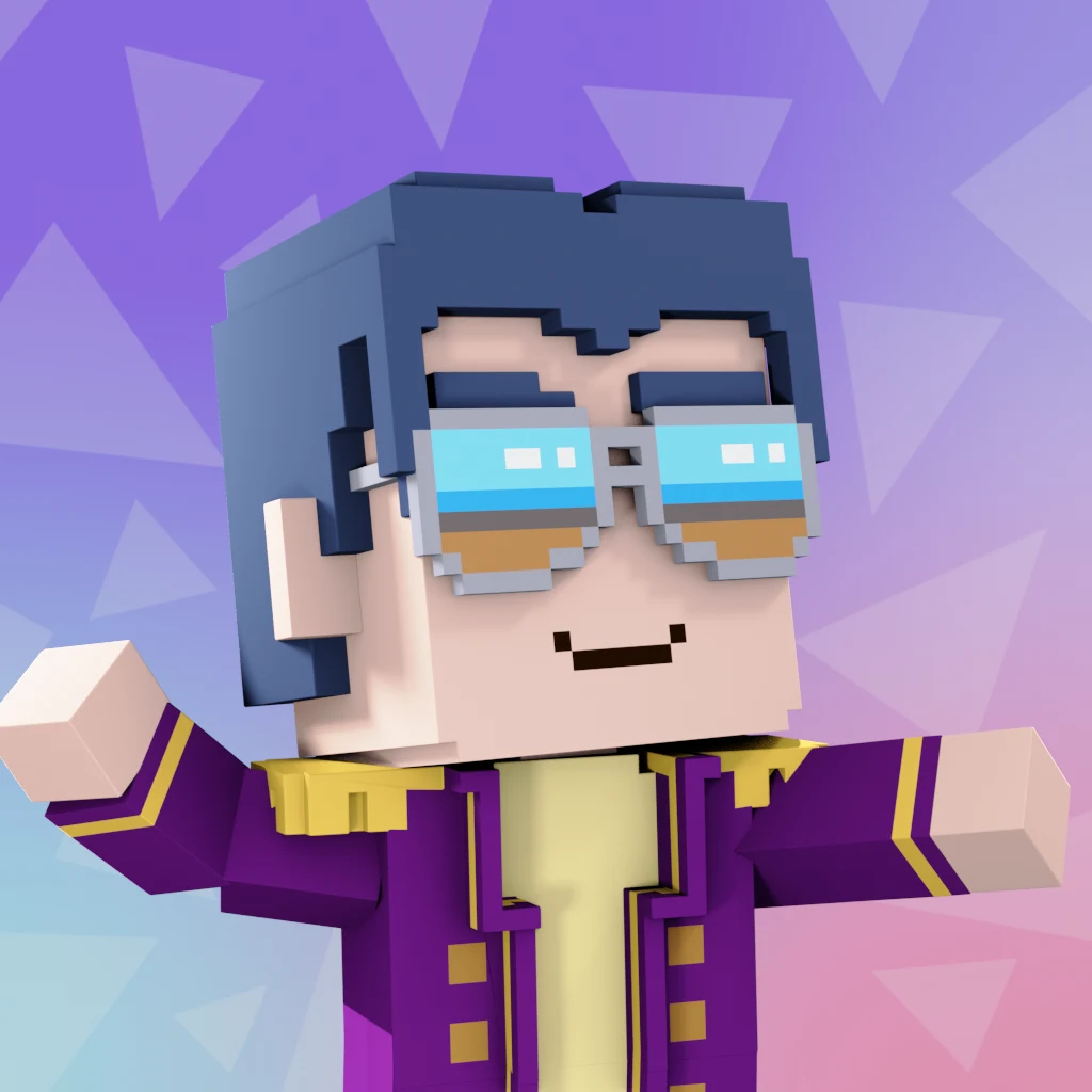 Pirate #495 voxel render