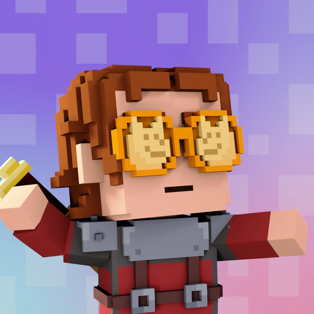 Pirate #4950 voxel render