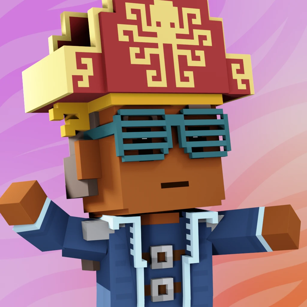 Pirate #4952 voxel render
