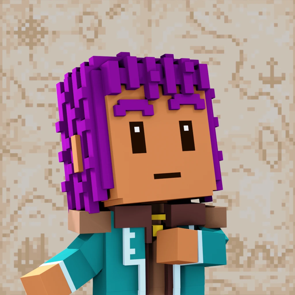 Pirate #4954 voxel render
