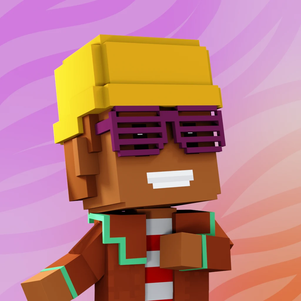 Pirate #4957 voxel render