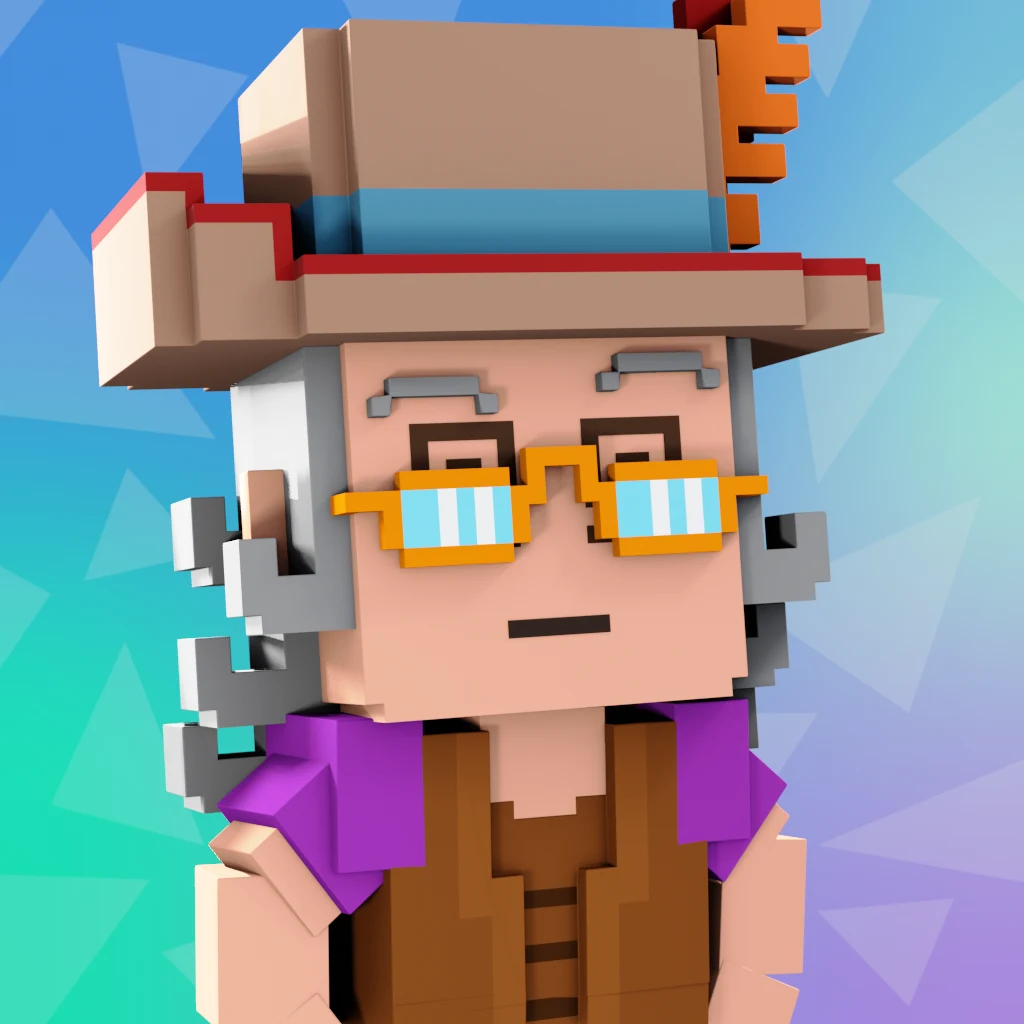 Pirate #496 voxel render