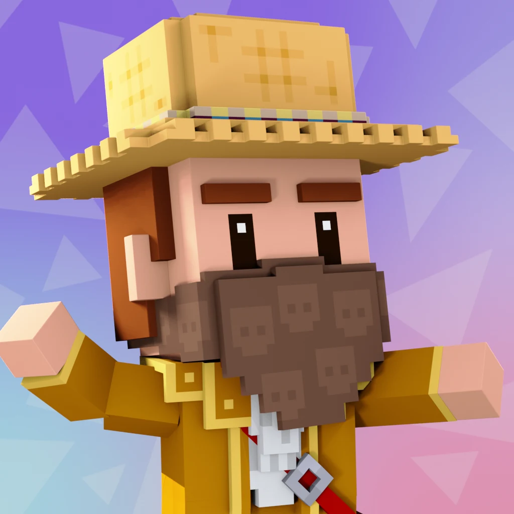 Pirate #4961 voxel render