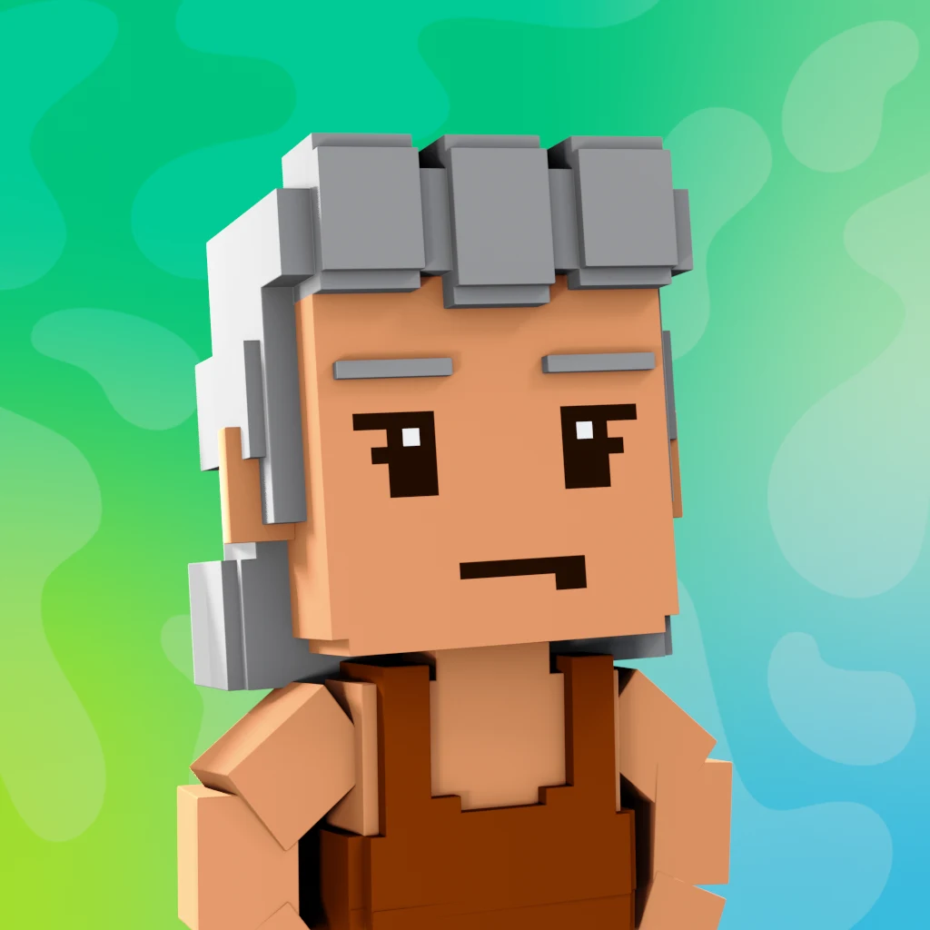 Pirate #4962 voxel render
