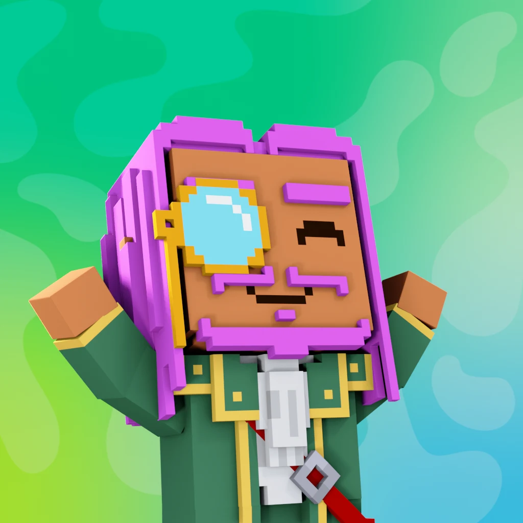Pirate #4969 voxel render