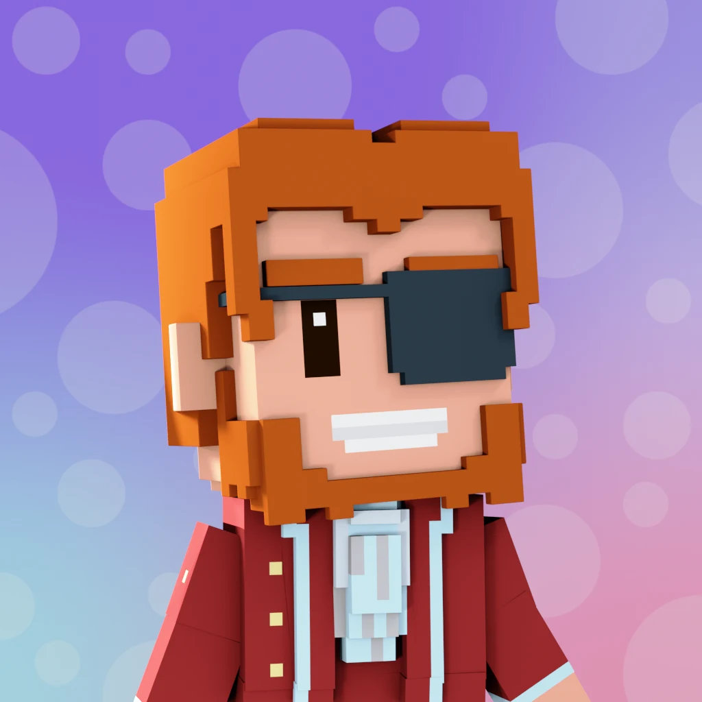 Pirate #4970 voxel render