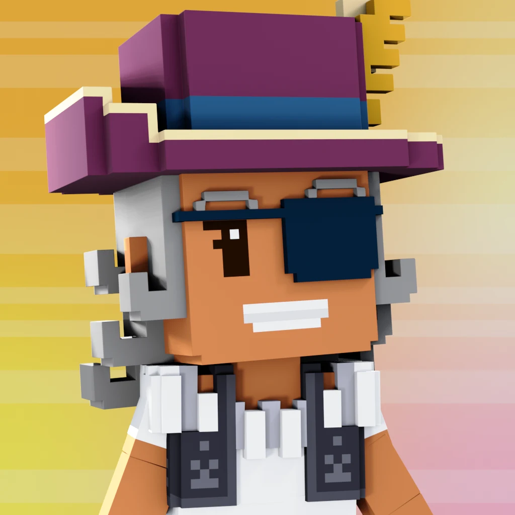 Pirate #4977 voxel render