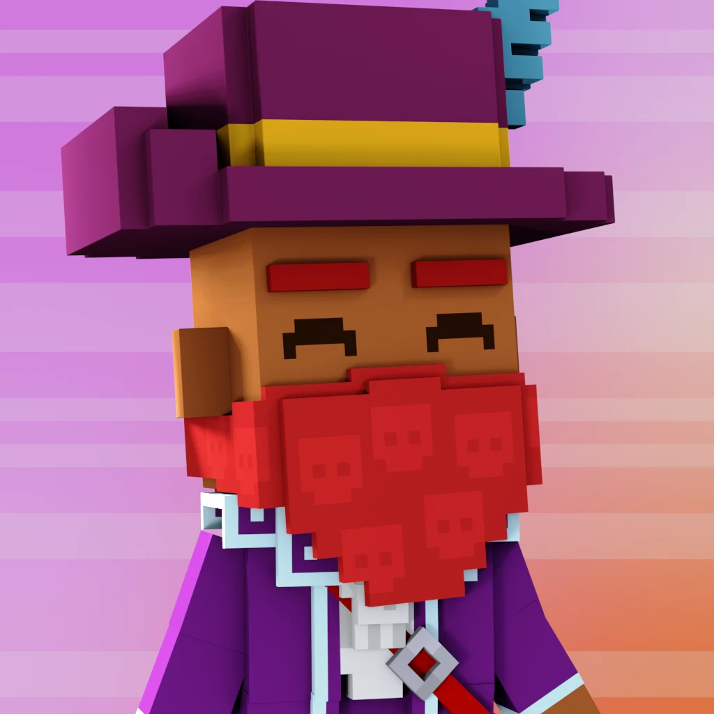 Pirate #4979 voxel render