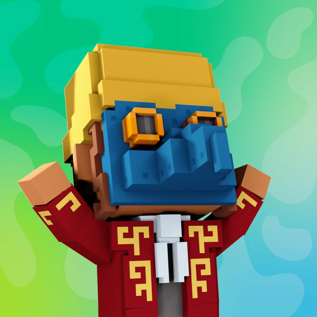 Pirate #4980 voxel render